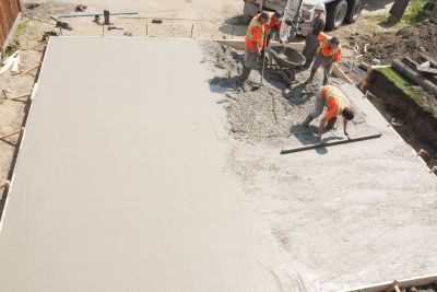 Cement Slab Laying