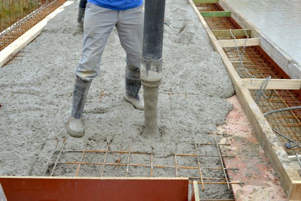 Concrete Base Construction in Edison