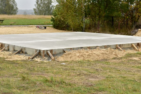 Slab Foundation Installation in Edison