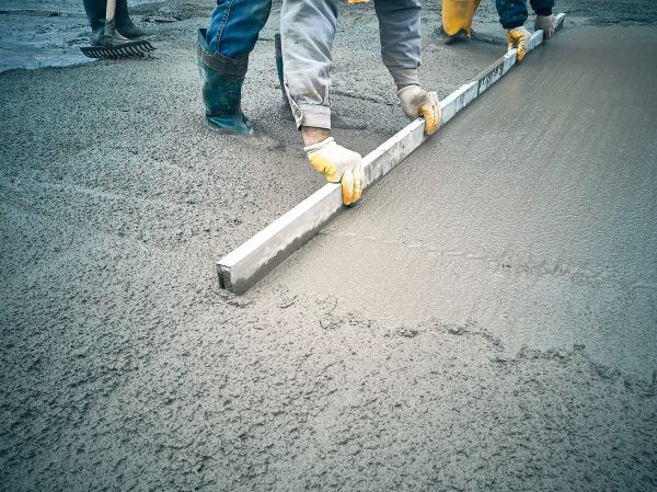 Cement Slab Installation in Edison