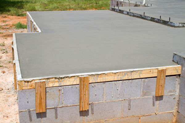 Concrete Slab Installation in Edison