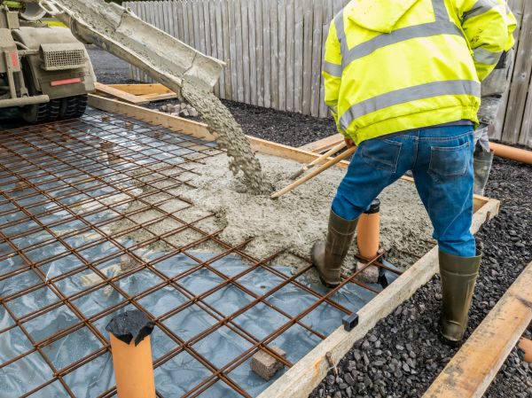 Basement Slab Pouring in Edison