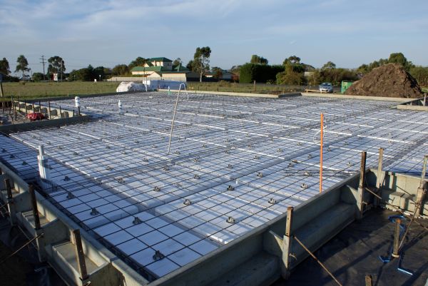 Barn Pad Construction in Edison